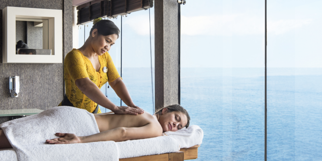 MSC Cruises Aurea Spa massage at sea