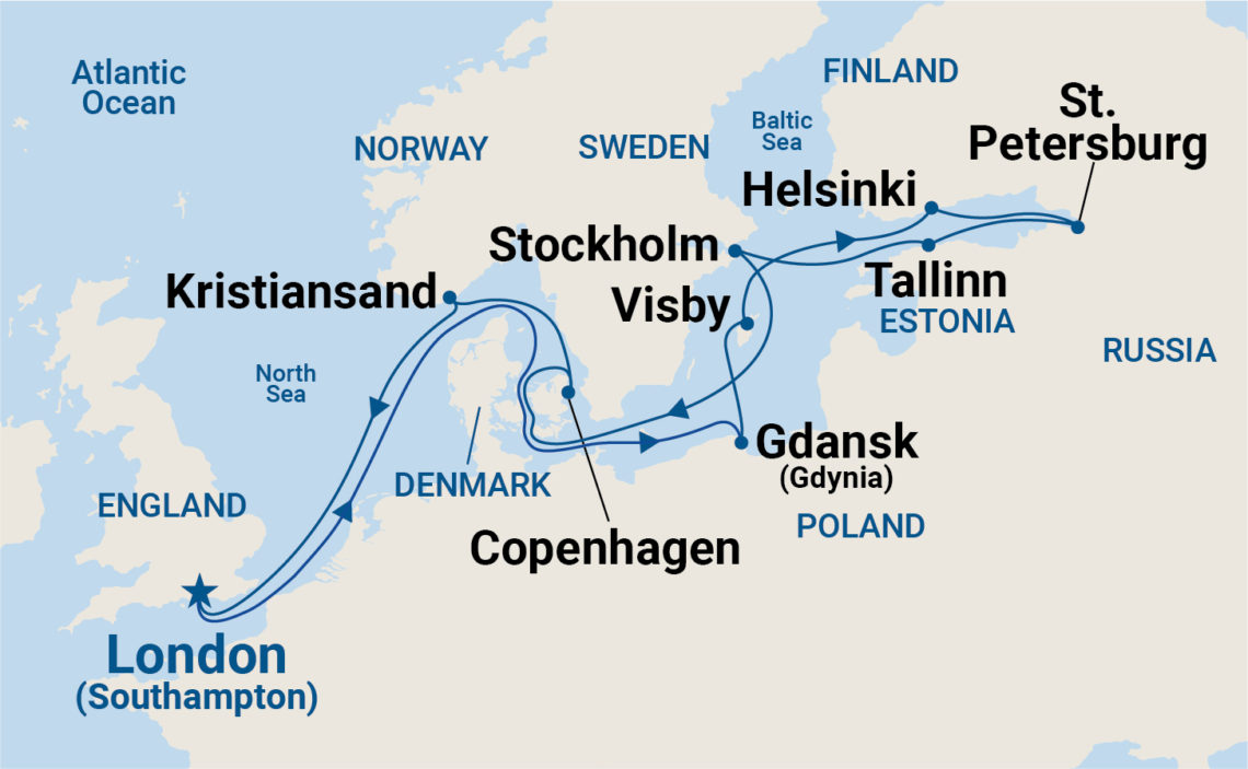 cruises to northern europe 2023